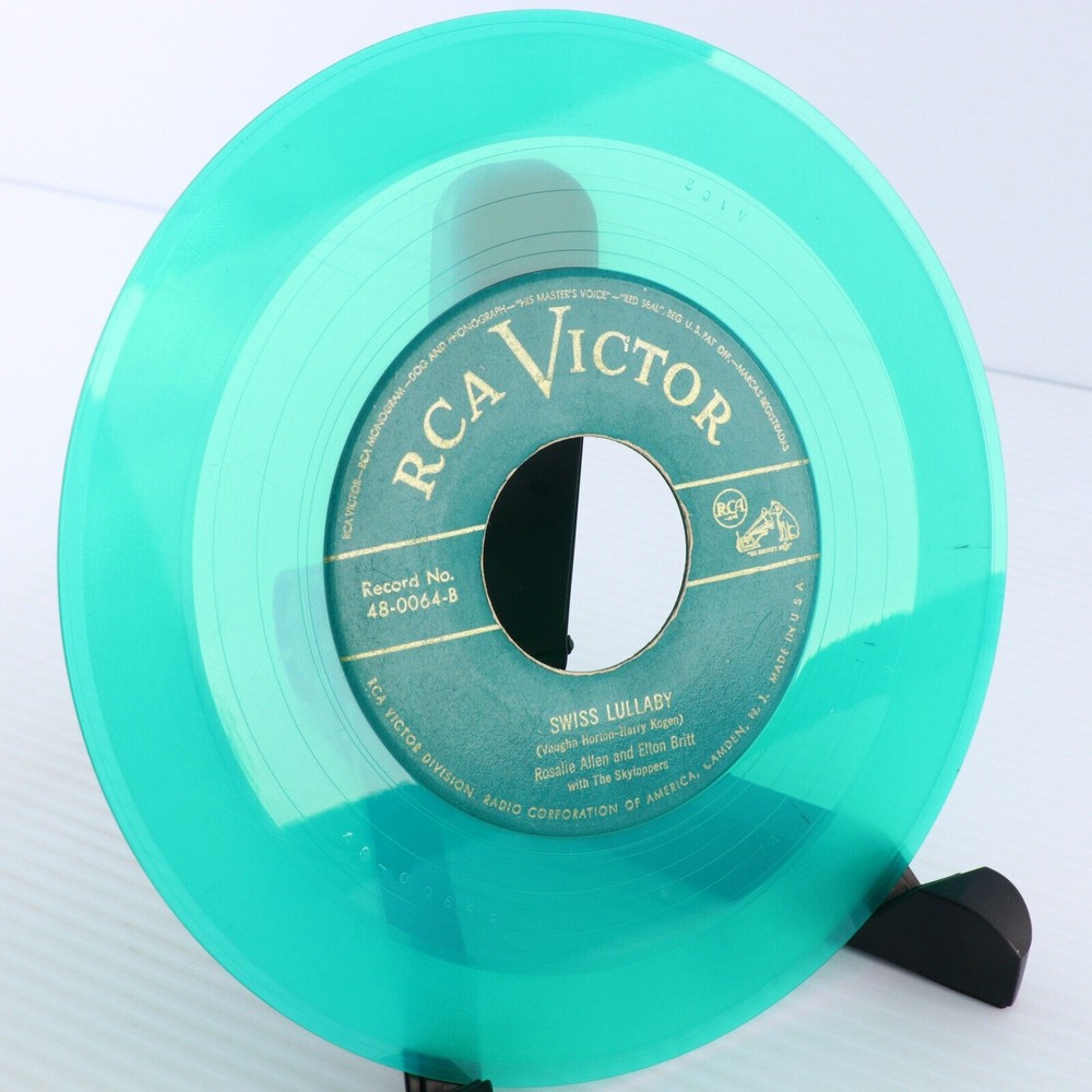 Tennessee Yodel Polka, Rosalie Allen & Elton Britt 1949 7" 45 rpm Record 48-0064 - Picture 10 of 10